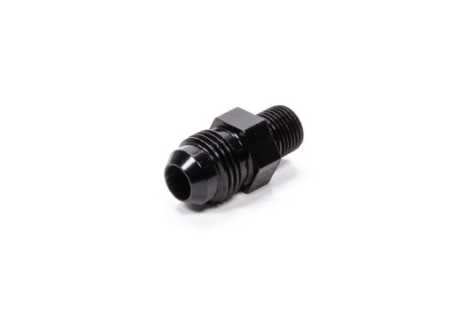 Straight Adapter Fitting #6 x 1/8 MPT Black