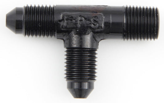 #3 x 1/8 MPT Tee Fitting Black