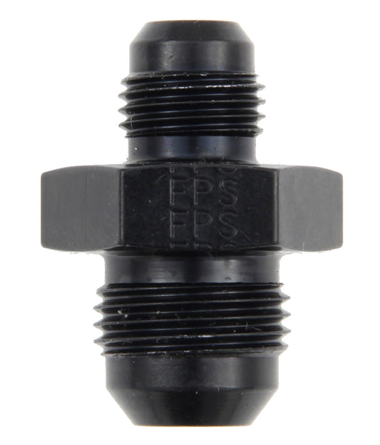 #6 x #8 Male Reducer Fitting Black