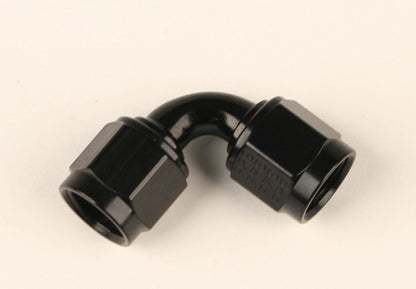 #12 Female 90 Degree Coupler Fitting Black