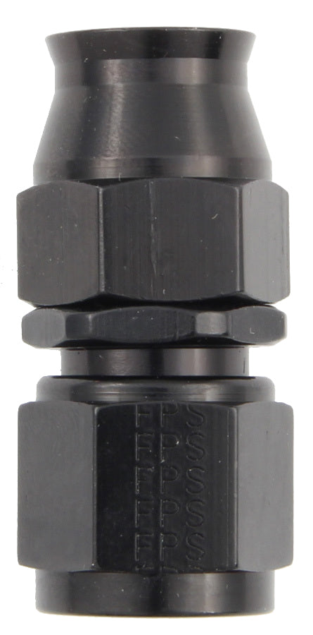 Hose Fitting #8 Straight PTFE Black