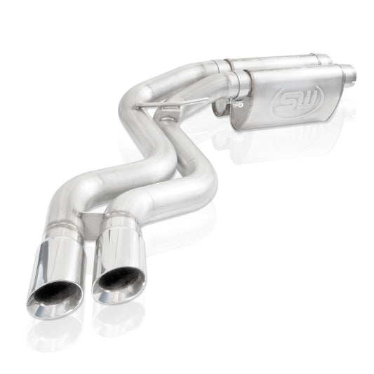 2010-14 Ford F-150 and Raptor Stainless Works Lightining Style Catback Dual Mufflers Performance Connect