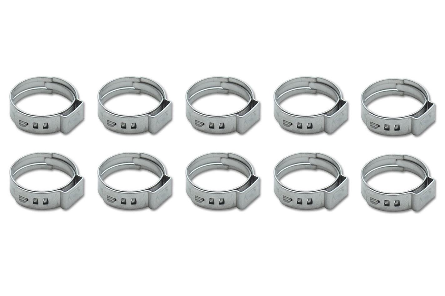 Stainless Steel Pinch Cl amps: 7.0-8.7mm 10 Pack