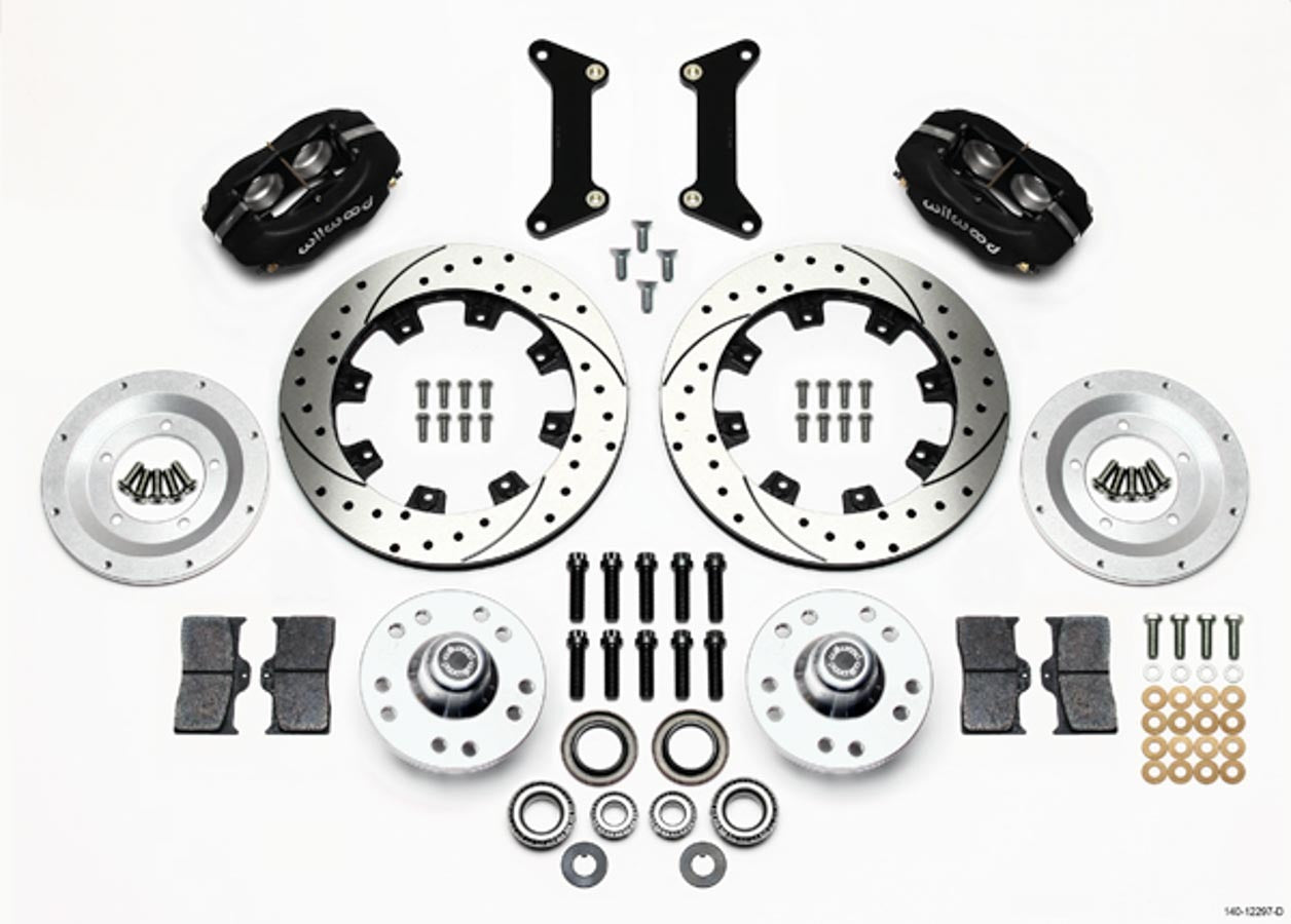 Front Brake Kit 80-87 GM G-Body 4 Piston Caliper