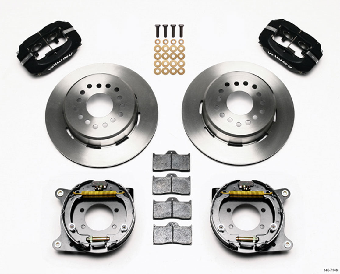 Disc Brake Kit w/PB 8.8 Ford 5 Lug