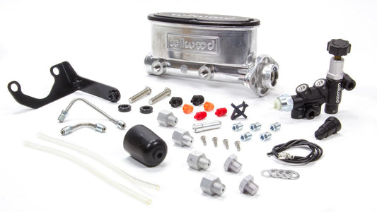 Alum Tandem M/C Kit w/ Brkt & Prop Valve 1.12in