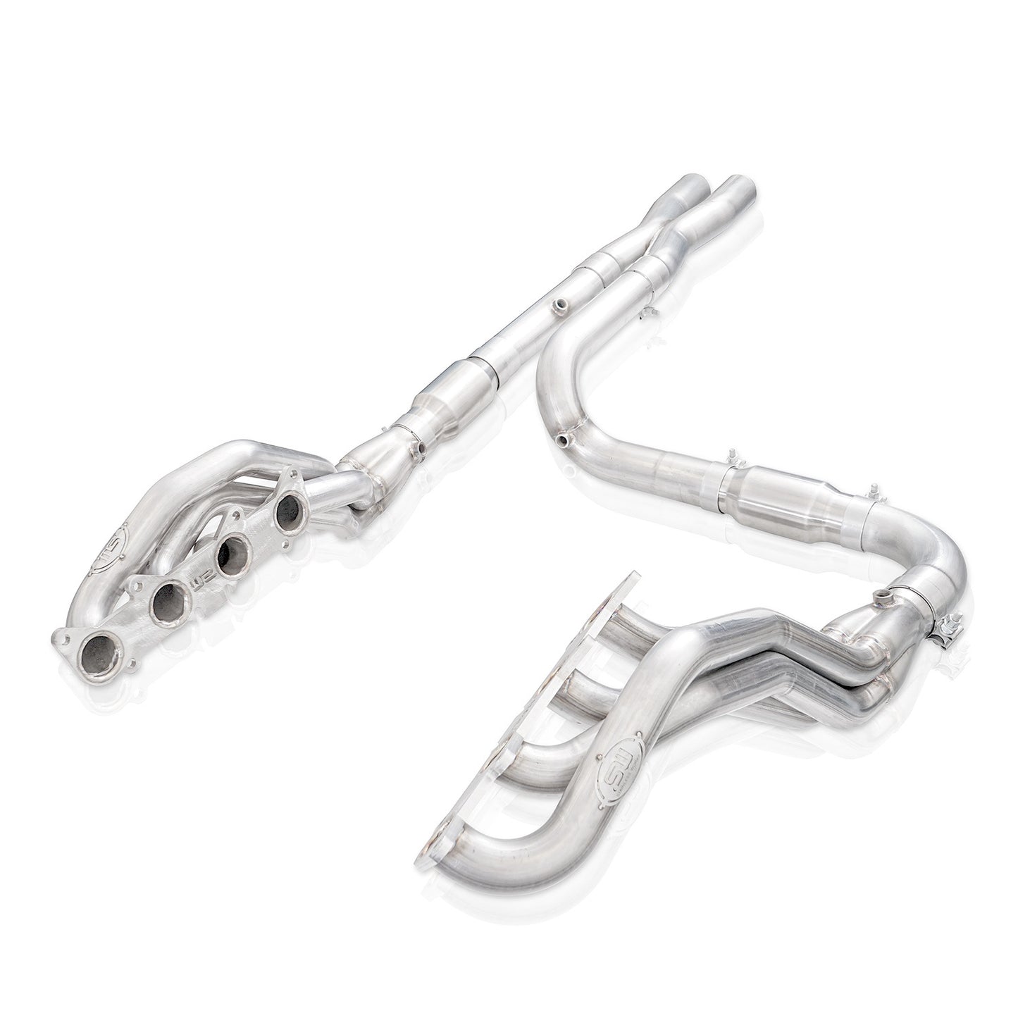 2015-20 Ford F-150 5.0 Stainless Works Headers 1-7/8" With Catted Leads X-Pipe Performance Connect