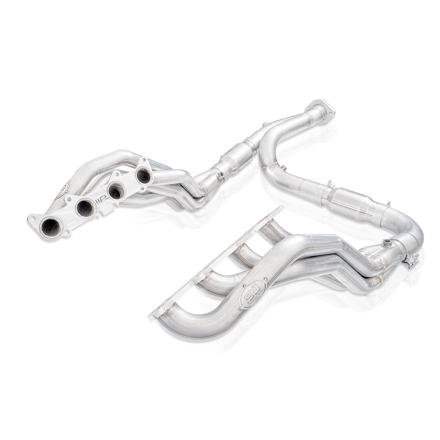 2015-20 Ford F-150 5.0 Stainless Works Headers 1-7/8" With Catted Leads Y-Pipe Factory Connect