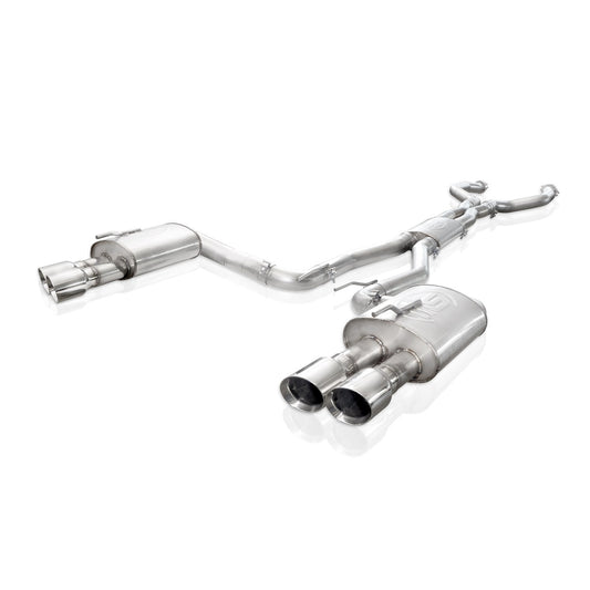 Stainless Works Catback Dual Turbo S-Tube Mufflers Factory Connect